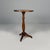 Italian oval coffe table in wood, 1930s Coffee table with oval top, made entirely of wood. The turned base features three...