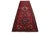 Beautiful vintage hand-knotted Persian Heriz wool rug featuring a red field and multicolor floral design motifs. This rug...