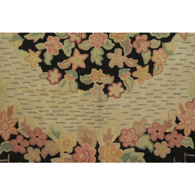 Rug & Kilim Antique American Hooked Wool Rug by Rug & Kilim, 1920- 1929 For Sale - Image 4 of 9