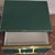 Italian Italian Pair of Night Stands Dark Green Glass With Brass Trim Available For Sale - Image 3 of 5