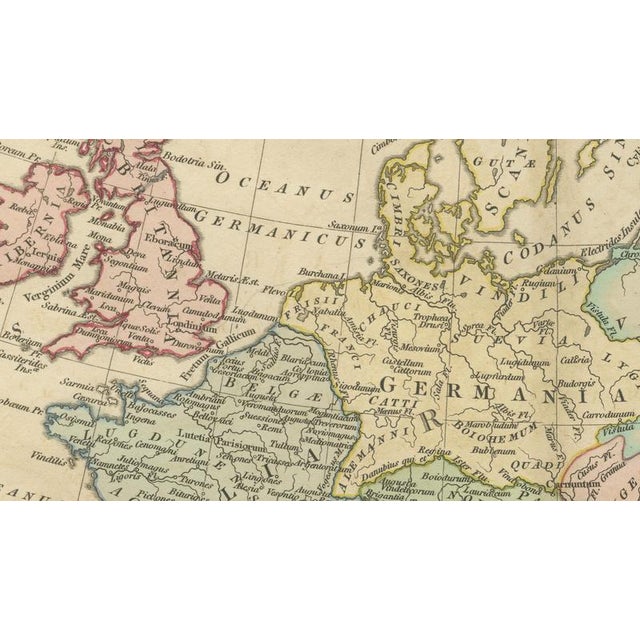 Roman Empire Map by Wilkinson, London, 1817 For Sale - Image 10 of 12