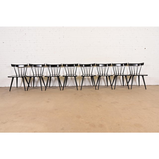 Paul McCobb Planner Group Mid-Century Modern Spindle Back Dining Chairs, Set of Eight For Sale - Image 13 of 13