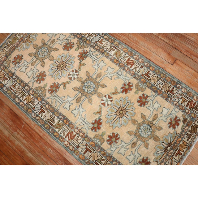 Brown Zabihi Collection Persian Malayer Scatter Size Rug For Sale - Image 8 of 8