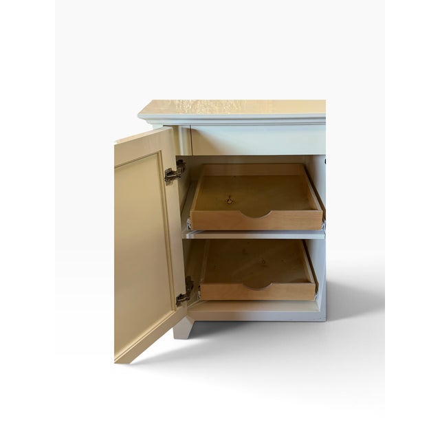 1990s Art Deco Nancy Corzine Lombard Mirrored Credenza Dresser For Sale - Image 5 of 6