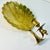 This is a lovely vintage brass Candleholder Sconce. It's from the 1970s and is large at almost a foot tall. The brass...