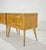 Khaki Mid-Century Modern Curved Light Wood Bedside Tables, Italy, 1950s, Set of 2 For Sale - Image 8 of 18