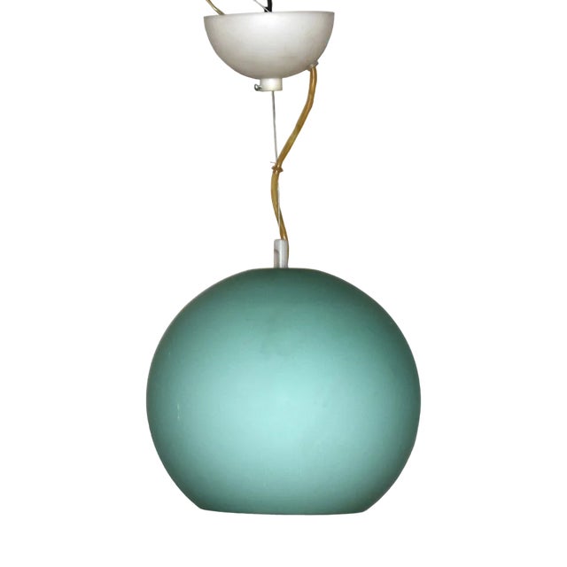 Vintage Murano Glass Ball Ceiling Lamp, 1970s For Sale