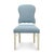 This comfortable, upholstered saddle seat dining chair comes ready-to-ship in two different finish/upholstery...