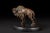 The bronze bison This bronze animal sculpture represents a bison in a walking position, giving off an impression of power...
