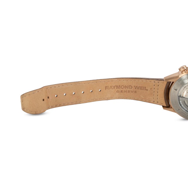 Metal Raymond Weil Freelancer Chronograph 43.5mm Bronze Limited Edition 248/300 Watch For Sale - Image 7 of 10