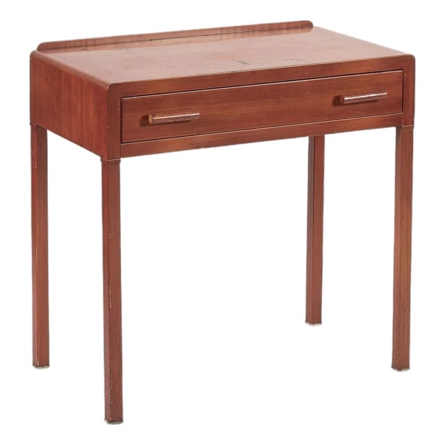 Antique Art Deco Industrial Simmons Small Metal Desk 1930s For Sale