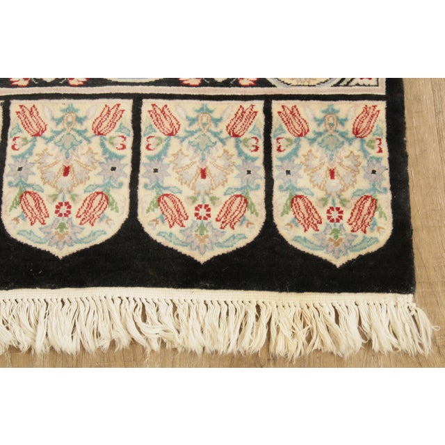 Chinese Chinese Semi Antique 7'8 inch x 4'6 inch Wool Area Rug For Sale - Image 3 of 12
