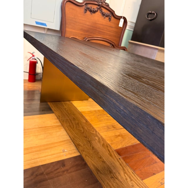 Thomas Bina & Ed Robinson for Restoration Hardware Channel Rectangular Dining Table For Sale In San Francisco - Image 6 of 12