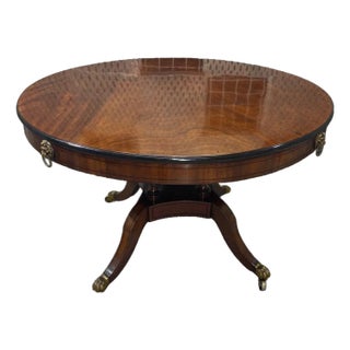 English Late Regency Mahogany Tilt-Top Center Table, Circa 1820–1840 For Sale