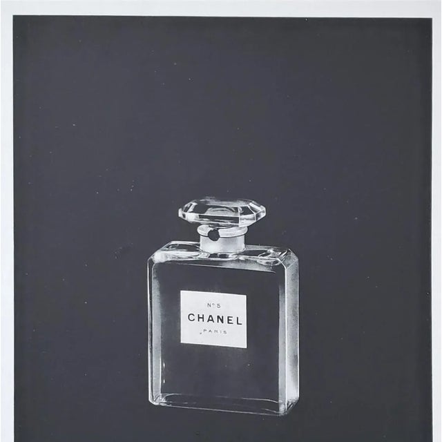 Mid-Century Modern 1947 Mid-Century French Advertising Print for Chanel No.5, Matted For Sale - Image 3 of 4