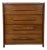 Vintage Templeton Furniture Co. Walnut Four-Drawer Chest For Sale