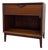 Merton Gershun for Dillingham Esprit Walnut Nightstand – Mid-Century Modern Side Table With Open Shelf For Sale