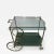 Glass and Brass Cart Attributed to Fontana Arte For Sale - Image 13 of 13