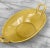 Mid-Century Atomic Porcelain Yellow Speckled Centerpiece Handle Bowl For Sale - Image 6 of 10
