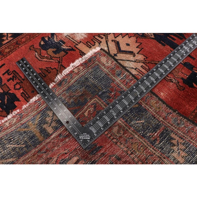 Early 20th Century Antique Persian Hamadan Runner - 03'04 X 09'11 For Sale - Image 5 of 10