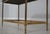 Wood Drexel Heritage Chinoiserie Black Lacquer and Gold Brass Stand For Sale - Image 7 of 18
