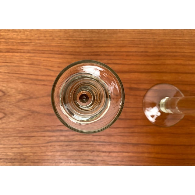 Vintage Glass Candleholder, 1970s, Set of 2 For Sale - Image 6 of 18