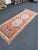 Mid-Century Modern 1940s Red Geometric Hand-Knotted Caucasian Runner Rug For Sale - Image 3 of 9