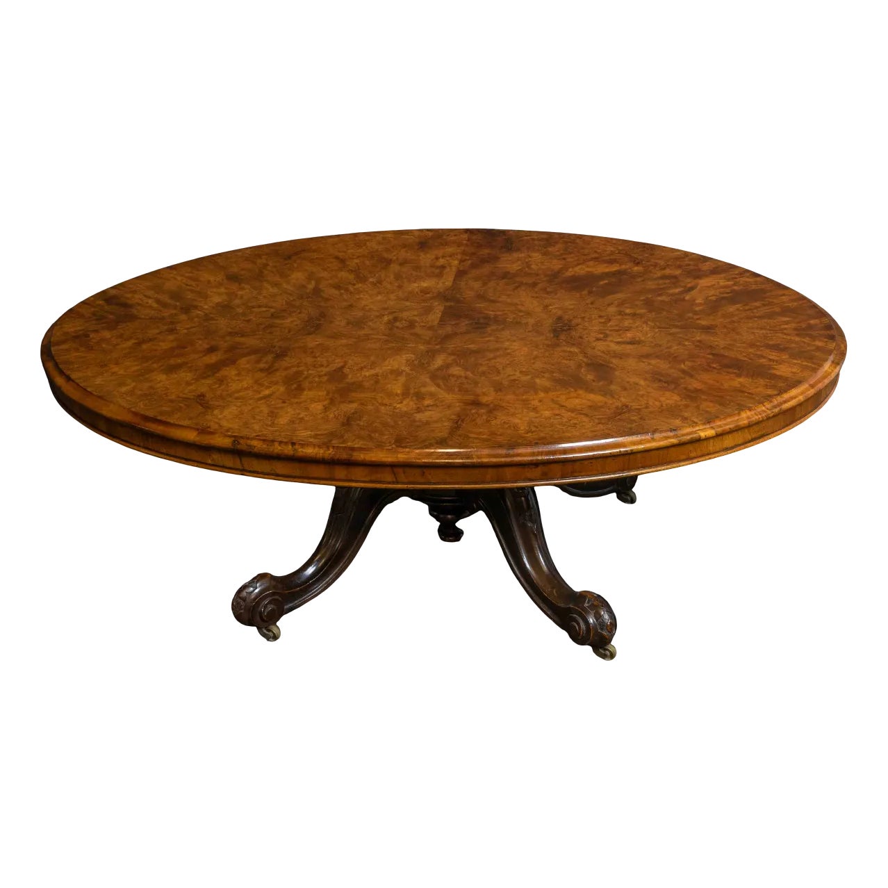 セラミックボール　ヴィンテージ Victorian Coffee Table, 1860s | Chairish