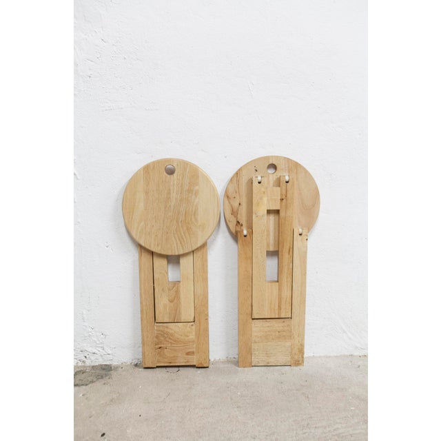 Set of Adrian Reed Folding Stools, 1980s For Sale - Image 4 of 18