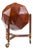 M. Vuillermoz for Dambrine Mid Century French Mahogany and Brass Polyhedron Bar Cabinet For Sale