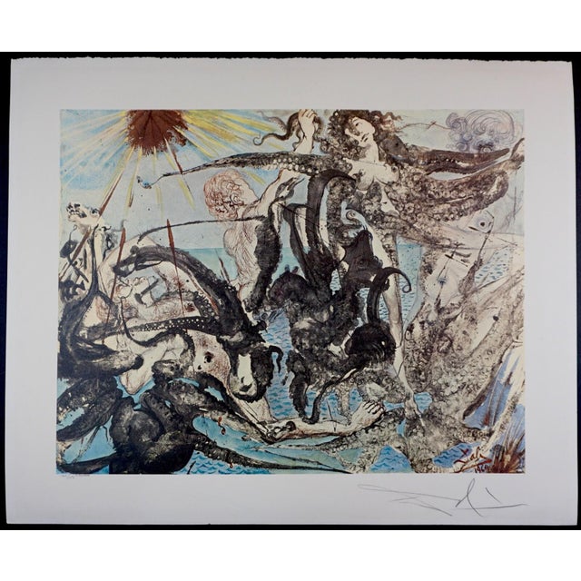 ARTIST: Salvador Dali TITLE: Triumph of The Sea MEDIUM: Lithograph SIGNED: Hand Signed PUBLISHER: Sidney Lucas, New York...