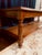 1970s Vintage Traditional Glass Top Coffee Table With Woven Cane Shelf For Sale - Image 5 of 7