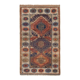 Antique Caucasian Decorative Rug For Sale