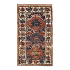 Antique Caucasian Decorative Rug