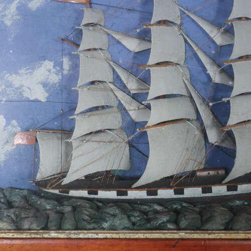 Late 19th Century Cornish Diorama of Queen Anne, 1890s For Sale - Image 4 of 10