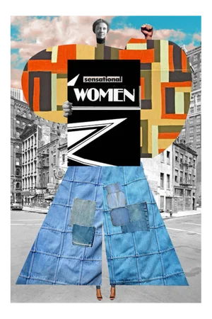 Plate No. 229, Abstract, Collage, Women in History
