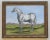Realism Horse With Landscape English Traditional Folk Art, Realism Brown, Blue, Green Original Oil Painting by Cleo Plowden For Sale - Image 3 of 3