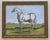 Realism Horse With Landscape English Traditional Folk Art, Realism Brown, Blue, Green Original Oil Painting Cleo Plowden For Sale - Image 3 of 3