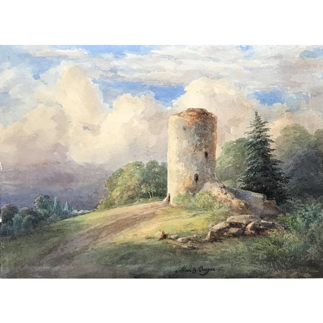 L.Berger, Müritz, 1942, Watercolor on Paper For Sale