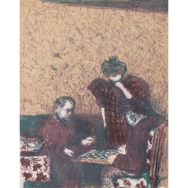 Jean Edouard Vuillard (French, 1868-1940), "La Partie de dames, from Paysages et Interieurs" [The Game of Checkers, from...