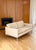 Vintage Florence Knoll Relaxed Two Seater Sofa and Chair Neutral Ivory - Set of 2 For Sale - Image 11 of 18
