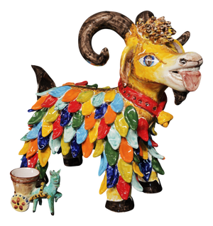 Ceramic Goat from Vietri, 1960s