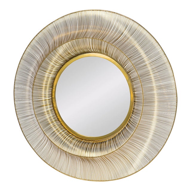 Sawyer Brass Mirror For Sale