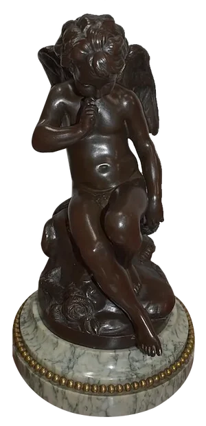 After E.M. Falconnet, Pensive Love, 1870, Bronze
