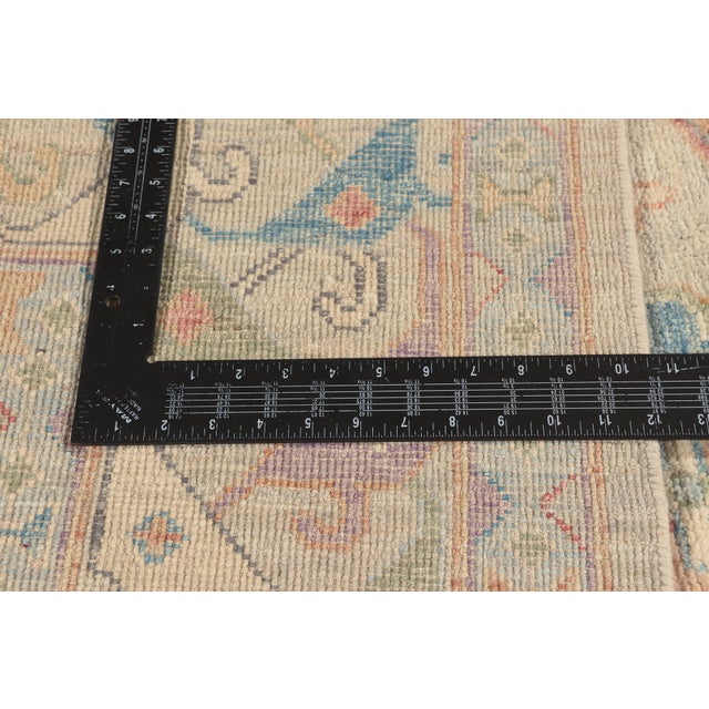 Textile Contemporary Pakistani Oushak Rug, 05'10 X 09'02 For Sale - Image 7 of 10