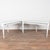 19th Century Pair of Large White Demi Lune Console Side Tables For Sale - Image 15 of 15