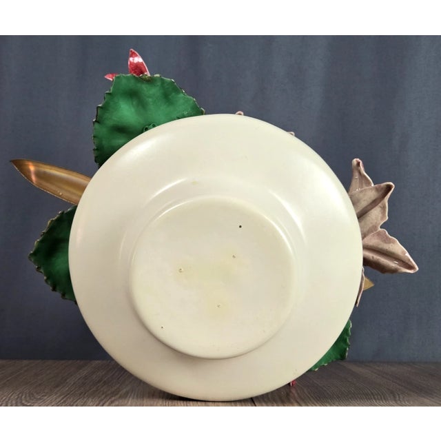 Winifred Cole Madonnna Lily Pottery Flowers & Brass Brutalist Sculpture For Sale - Image 11 of 15