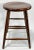 Farmhouse Vintage Turned Wood Stool For Sale - Image 3 of 11