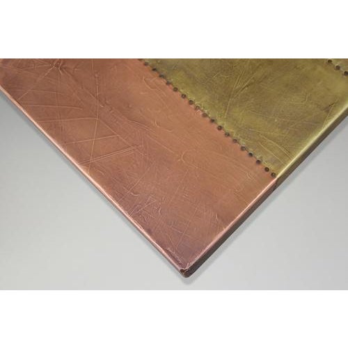 Copper Patchwork Coffee Table by Lorenzo Burchiellaro, Italy, 1960s For Sale - Image 4 of 18