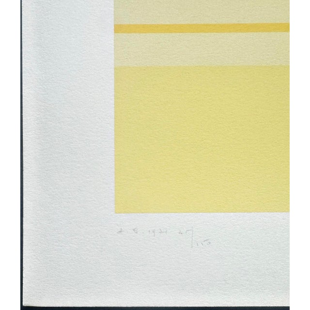 Antonio Calderara, Untitled, 1971, Color Screen Print For Sale - Image 3 of 5